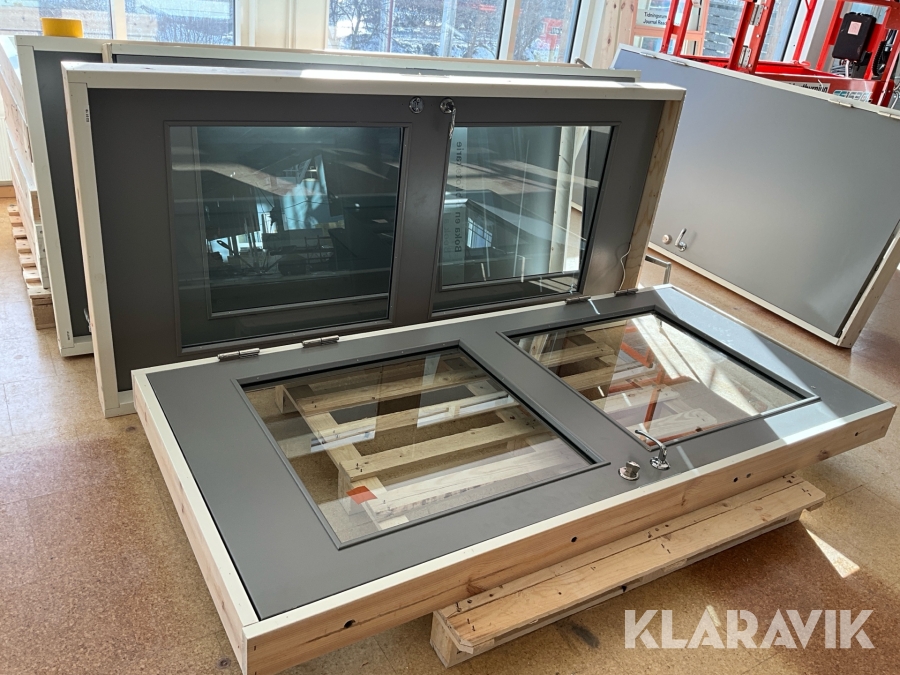 Innerdörrar Dooria 3 st med glas