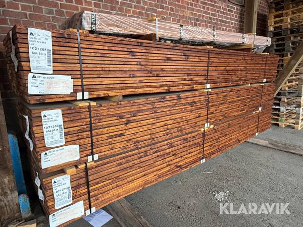Linoljetrall furu–Terrasse Royal Brun 28x145mm 1800m