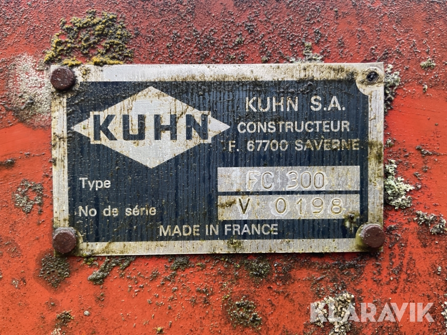 Slåtterkross Kuhn Fc300