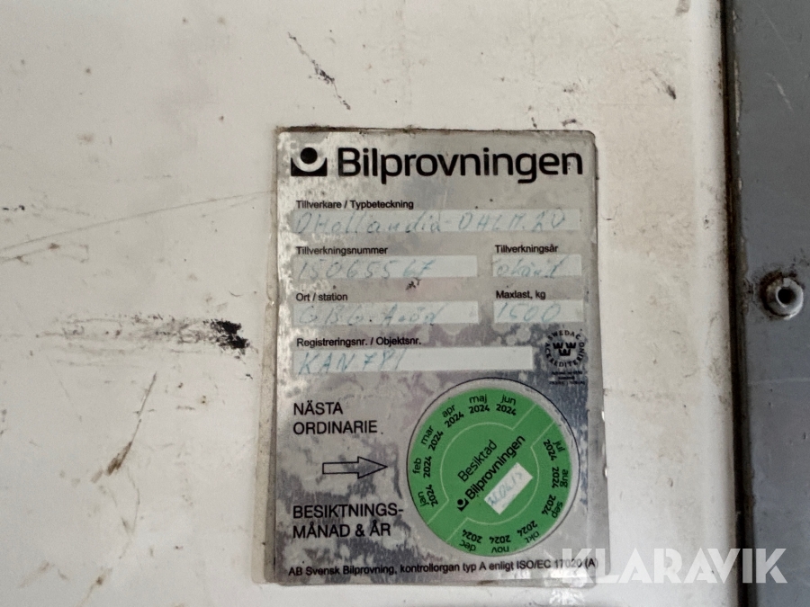 Flyttbil Volvo FL 4*2