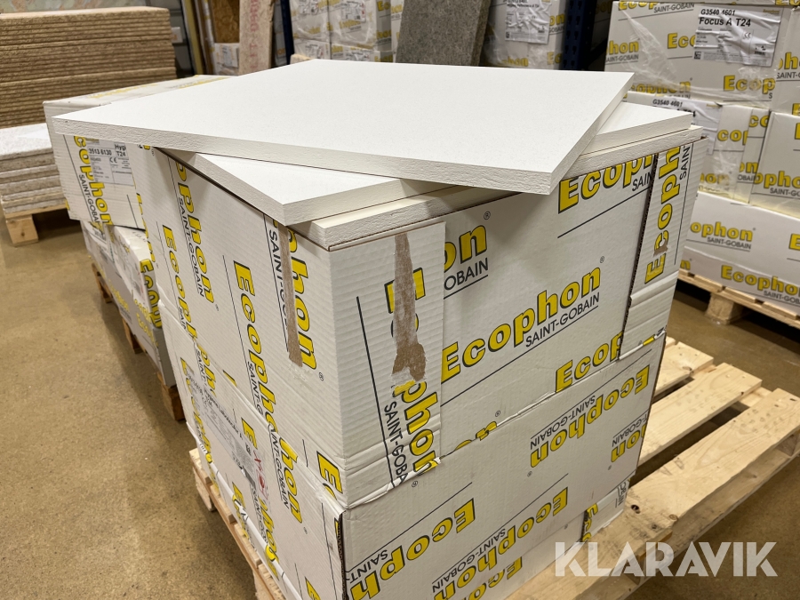 Akustikplattor Ecophon Hygiene LabotechAir 38st / 13,68 kvm