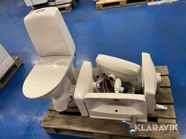 Toalett och handfat Ifö