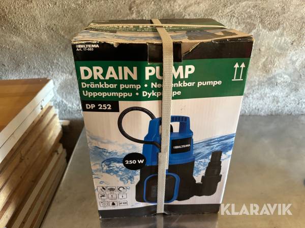 Vattenpump Biltema DP 252