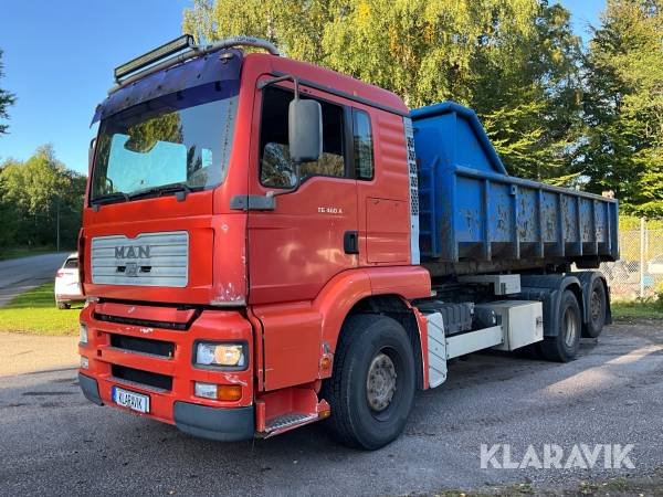Lastväxlare MAN 26.463 inklusive lastväxlarflak