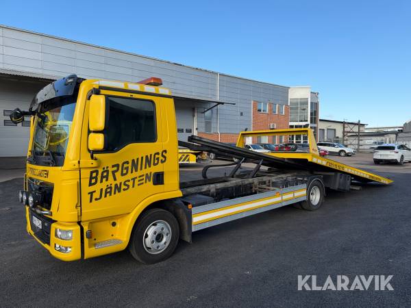 Bärgningsbil MAN TGL 7.190 med Vmax aggregat