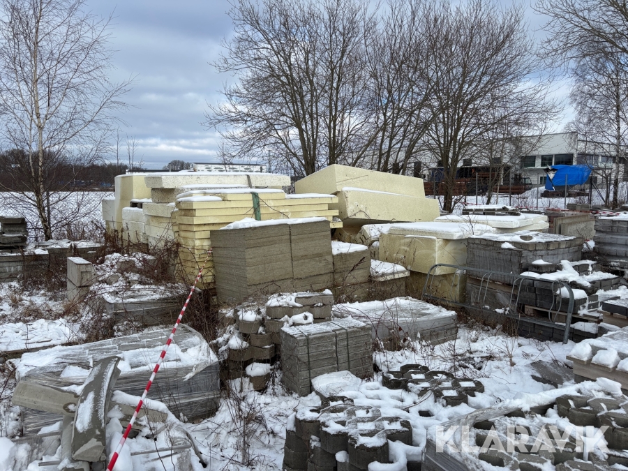 Diverse blandat isolering & frigolit