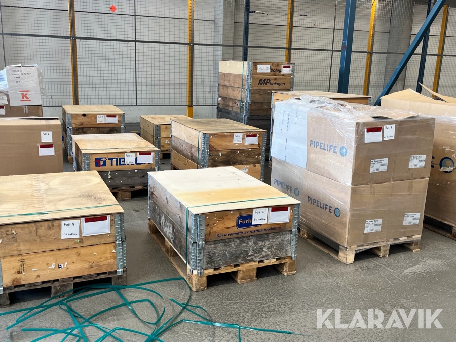 Stor parti med blandat VA material Pipelife/Ulefos/Uponor