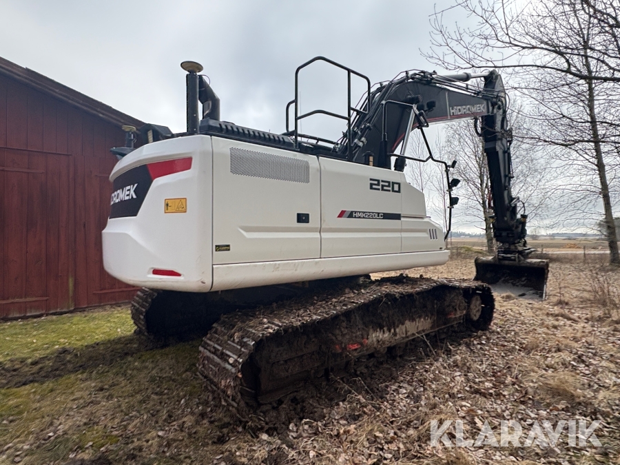 Grävmaskin Hidromek HMK22OLC , gps, tiltrotator + redskap
