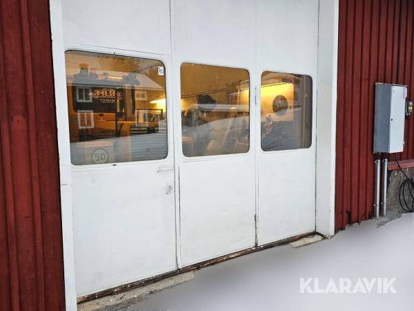 3-delad vikport med fönster F.a Larsson