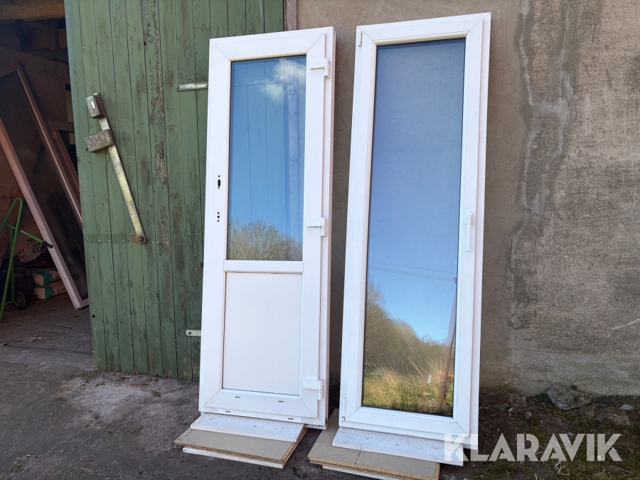 Dörrar Drutex PVC 3 st