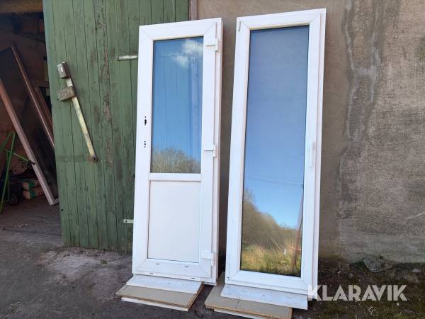 Dörrar Drutex PVC 3 st