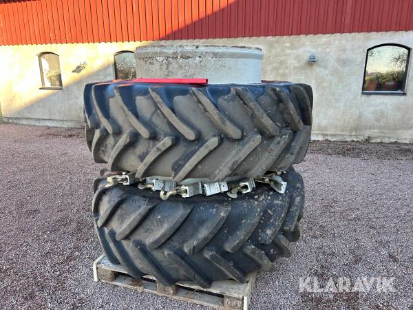 Dubbelmontage Micheline 620/70R46 2 st