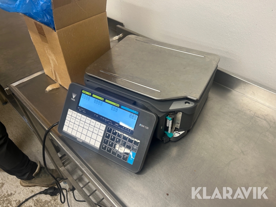 Våg och märkmaskin DIGI Sm120