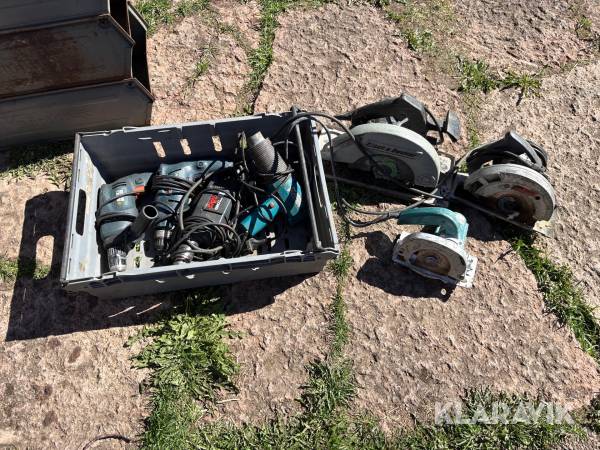 Blandlåda med elverktyg Black & Decker, Bosch, Skill