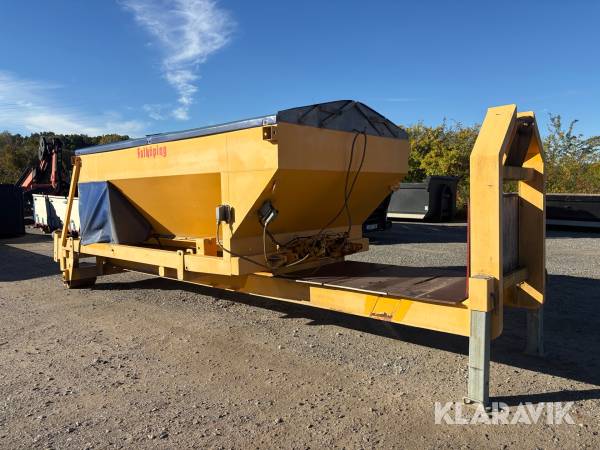 Sand/Saltspridare Falköping C-7 på lastväxlarram