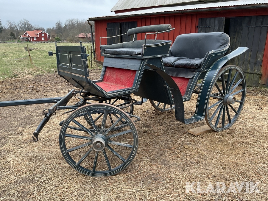 Droska till häst / Hästvagn