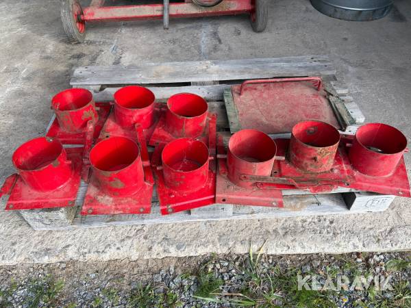 Tömningsluckor 9st med bajonett fäste