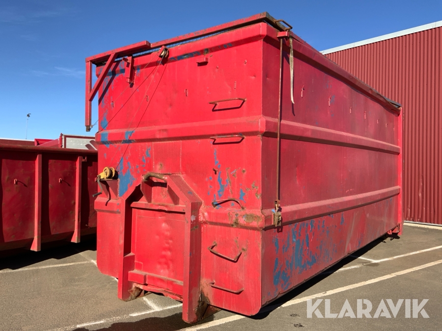 Lastväxlarcontainer med nät täckning 38m3