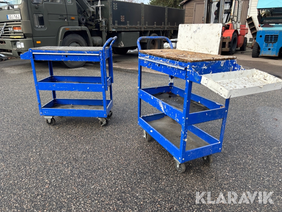 Verktygsvagnar 2 st