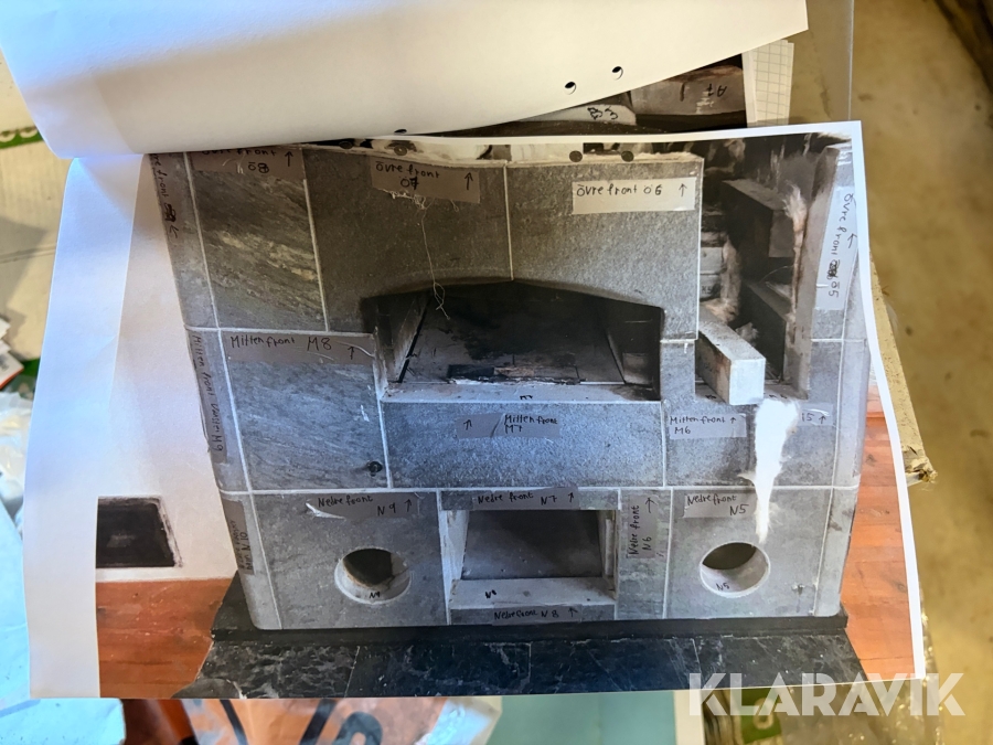 Täljstenskamin Tulikivi LLU1250