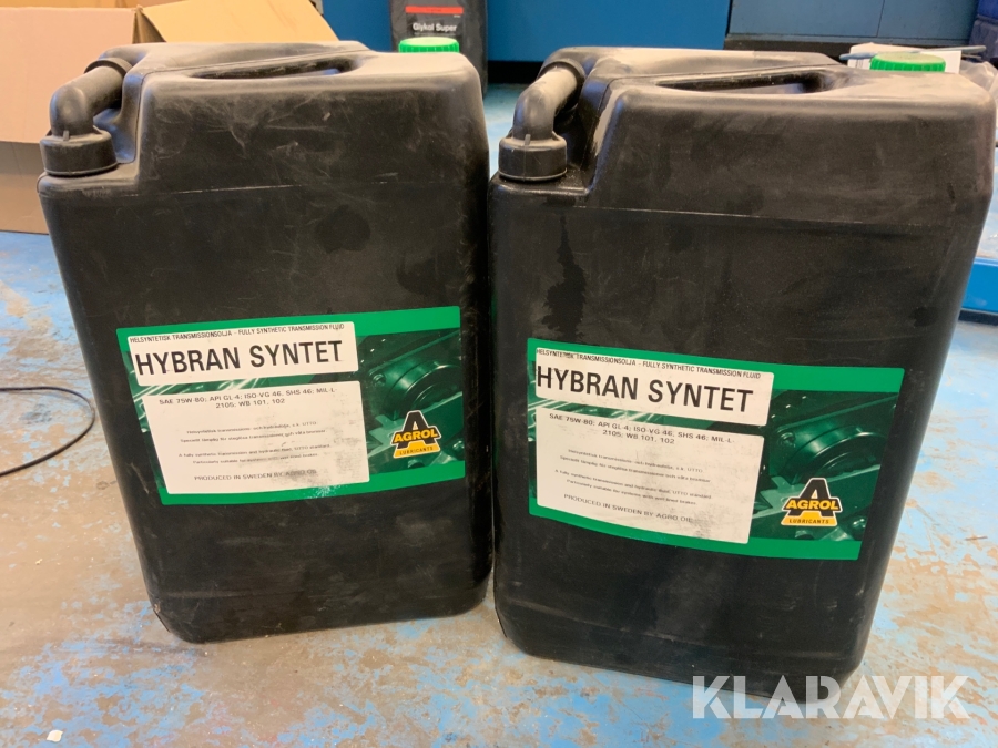 Transmissions olja 2st Agrol Hybran Syntet SAE75-80