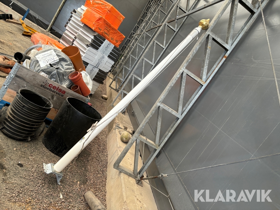 Vägghängd flaggstång Formenta