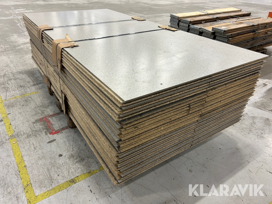 Spånskivegolv med laminerad yta Bergviksgolv 30 st