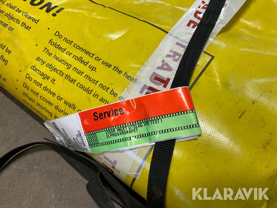 Tjältiningsmattor 15st