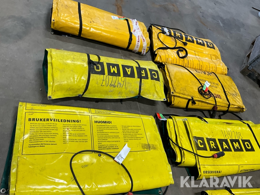 Tjältiningsmattor 15st