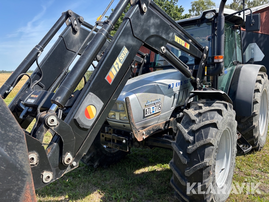 Traktor Lamborghini R3 EVO 100DT 4wd med frontlastare