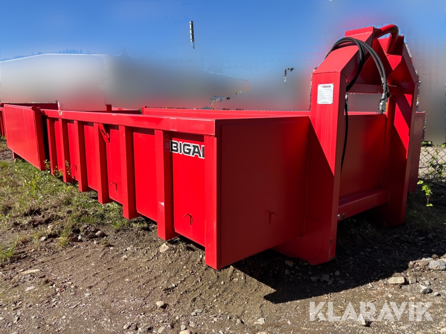 Scahktflak Bigab 700241 med hydraulisk tippläm