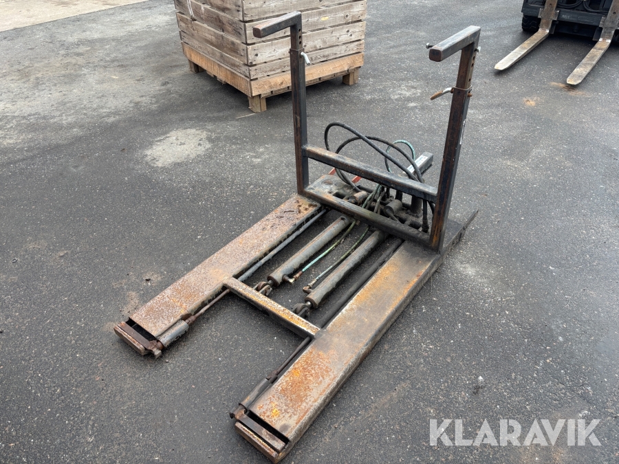 Lådvändare för pallgafflar