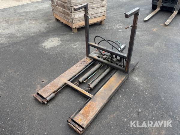 Lådvändare för pallgafflar