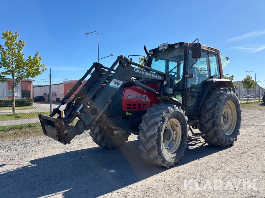 Traktor Valtra Valmet 6200 4wd Frontlastare
