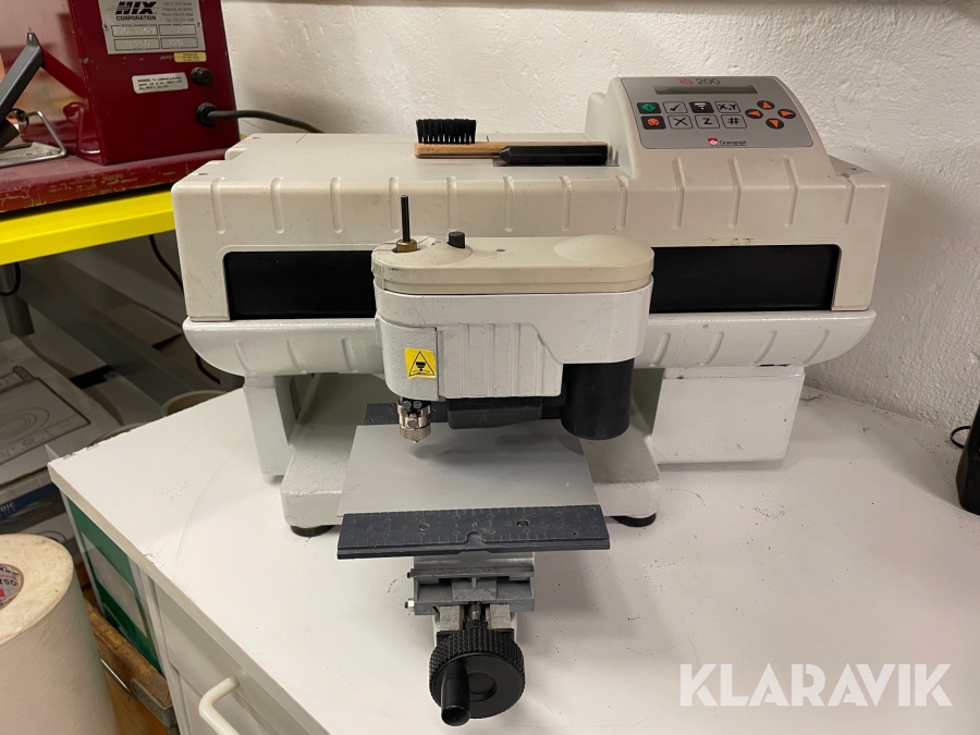Gravyrmaskin Gravograph IS200