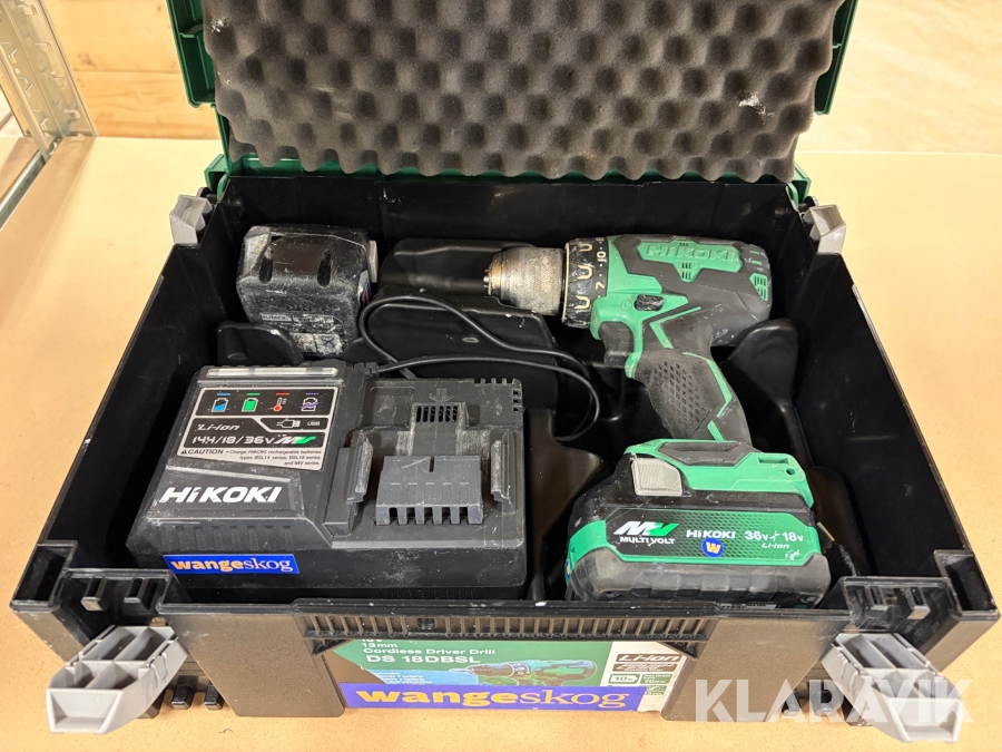 Borrskruvdragare Hitachi DS18DBSL