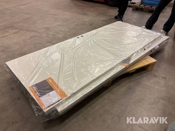 Innerdörrar 3 st Raw 9x21 vit utan karm