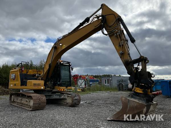 Grävmaskin CAT 320 NG med grävsystem, tilrotator och skoppaket