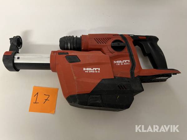 Slagborrmaskin + Dammsugartillsats Hilti TE 6-A22,TE DRS-6-A