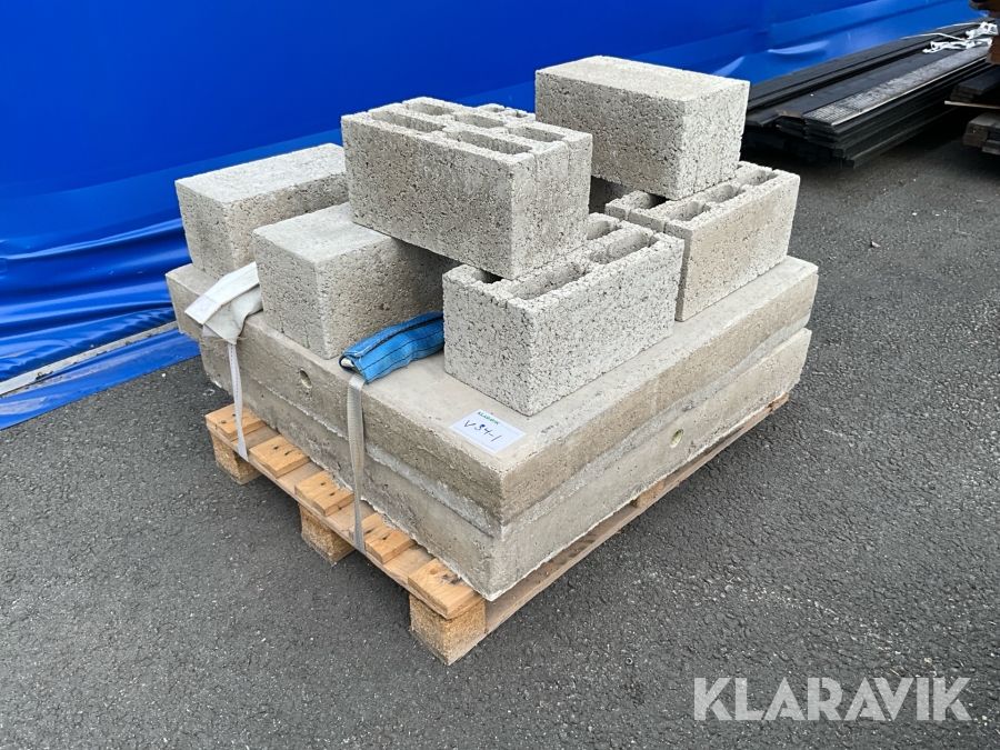 Betongfundament 2st och sten
