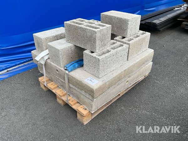 Betongfundament 2st och sten
