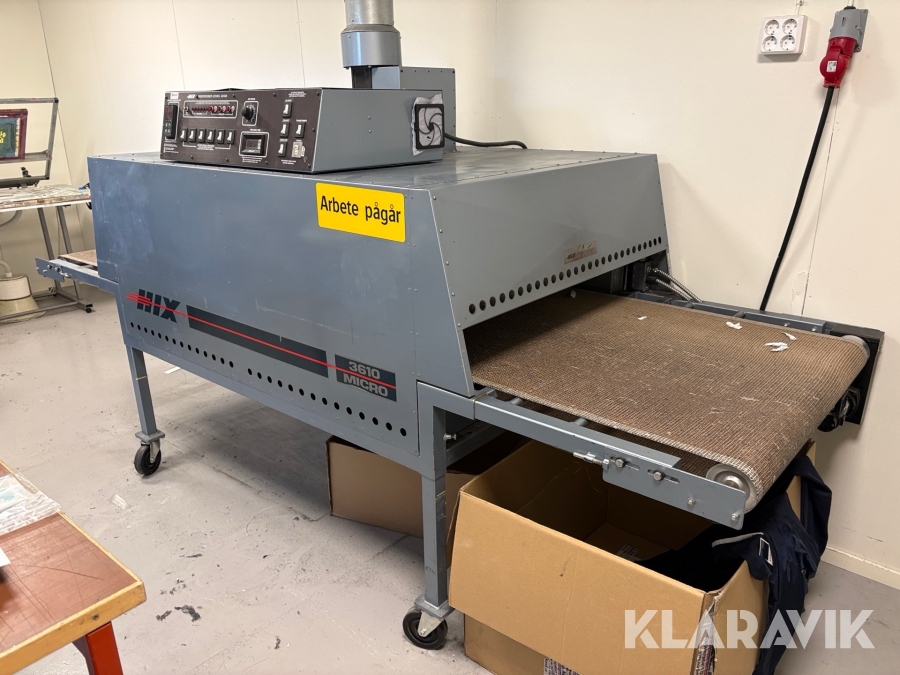 Screentryck maskiner paket med 6st maskiner