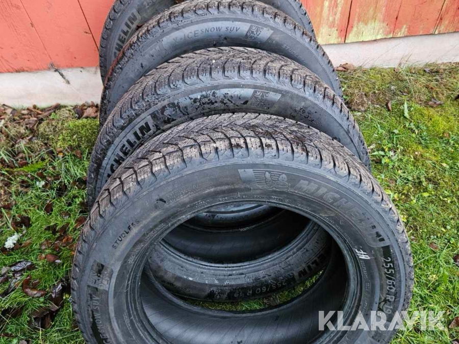 Odubbade vinterdäck Michelin X-ICE snow suv 255/60-19