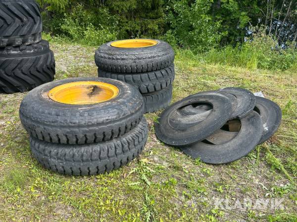 Entreprenaddäck med fälg Mitas 10,00-20