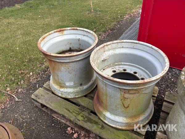 Fälgar till hjulgrävare 2 st 20.00 x 22,5