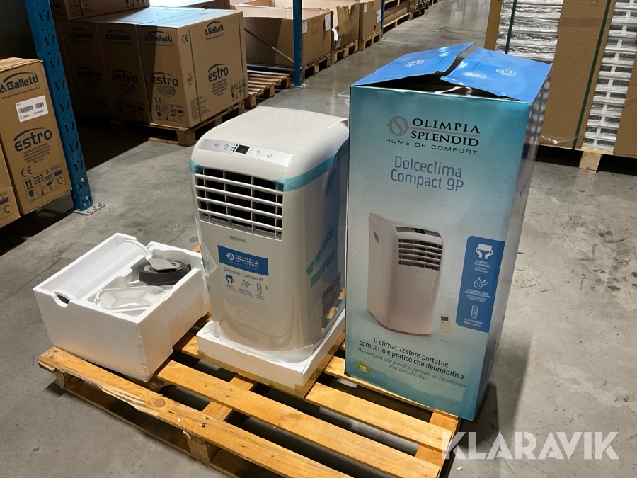 Portabel AC Olimpia Splendid Dolceclima Compact 9P (9000BTU) 2st nya