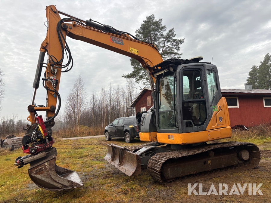 Grävmaskin Case CX75C SR med redskap