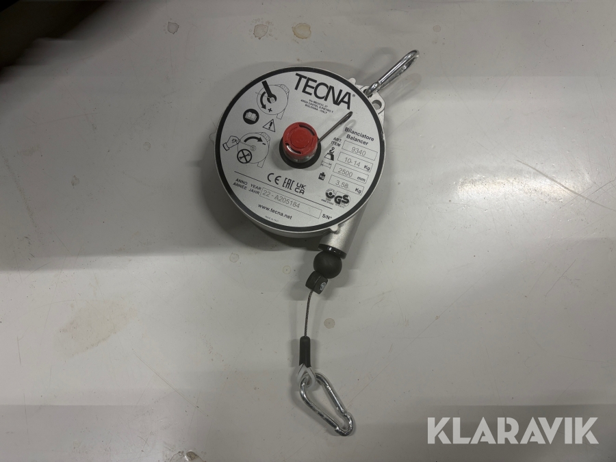 Balansblock Tecna 10-14kg, 2500mm