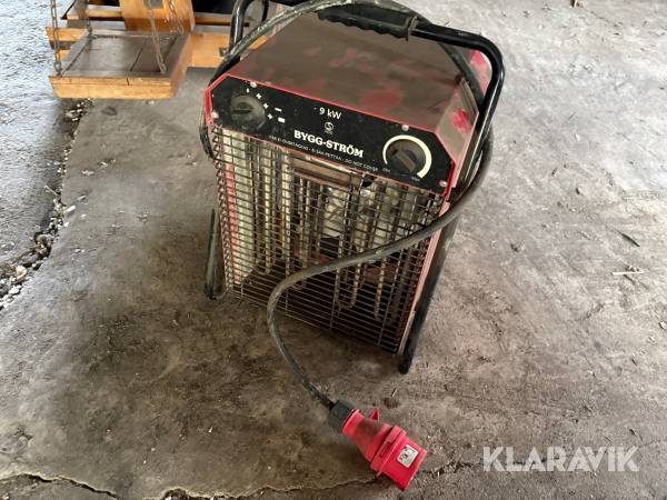 Värmefläkt Bygg-ström Malmbergs 9kW