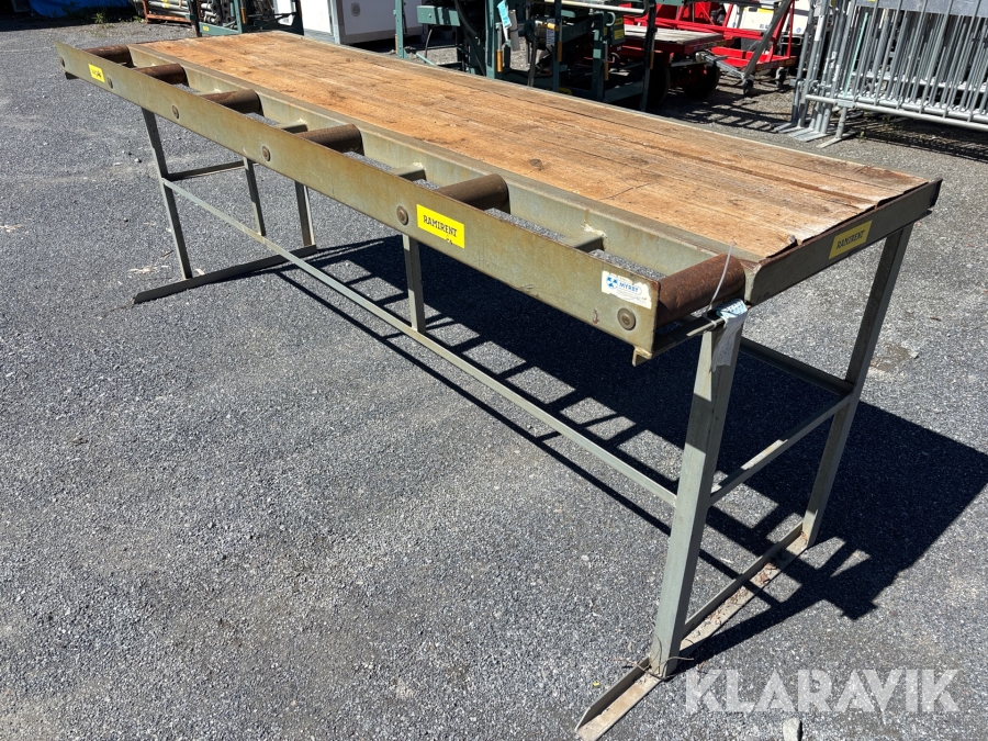 Armeringsbänk med rullbord Myrby